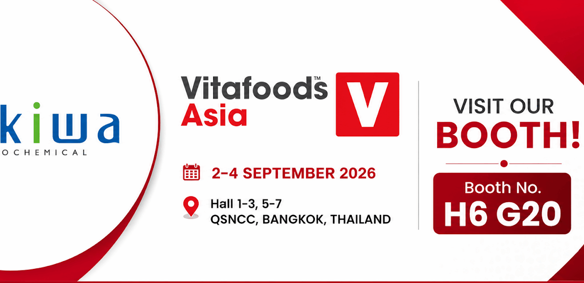 Visit our booth in VitafoodsAsia 2026