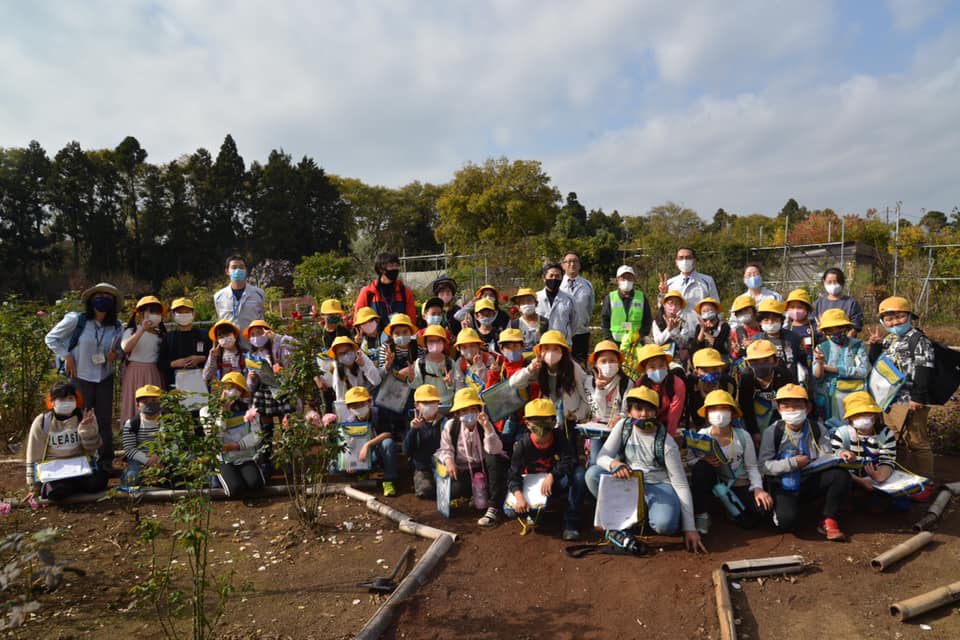 佐倉市立根郷小学校来訪「佐倉ハーブ園見学」