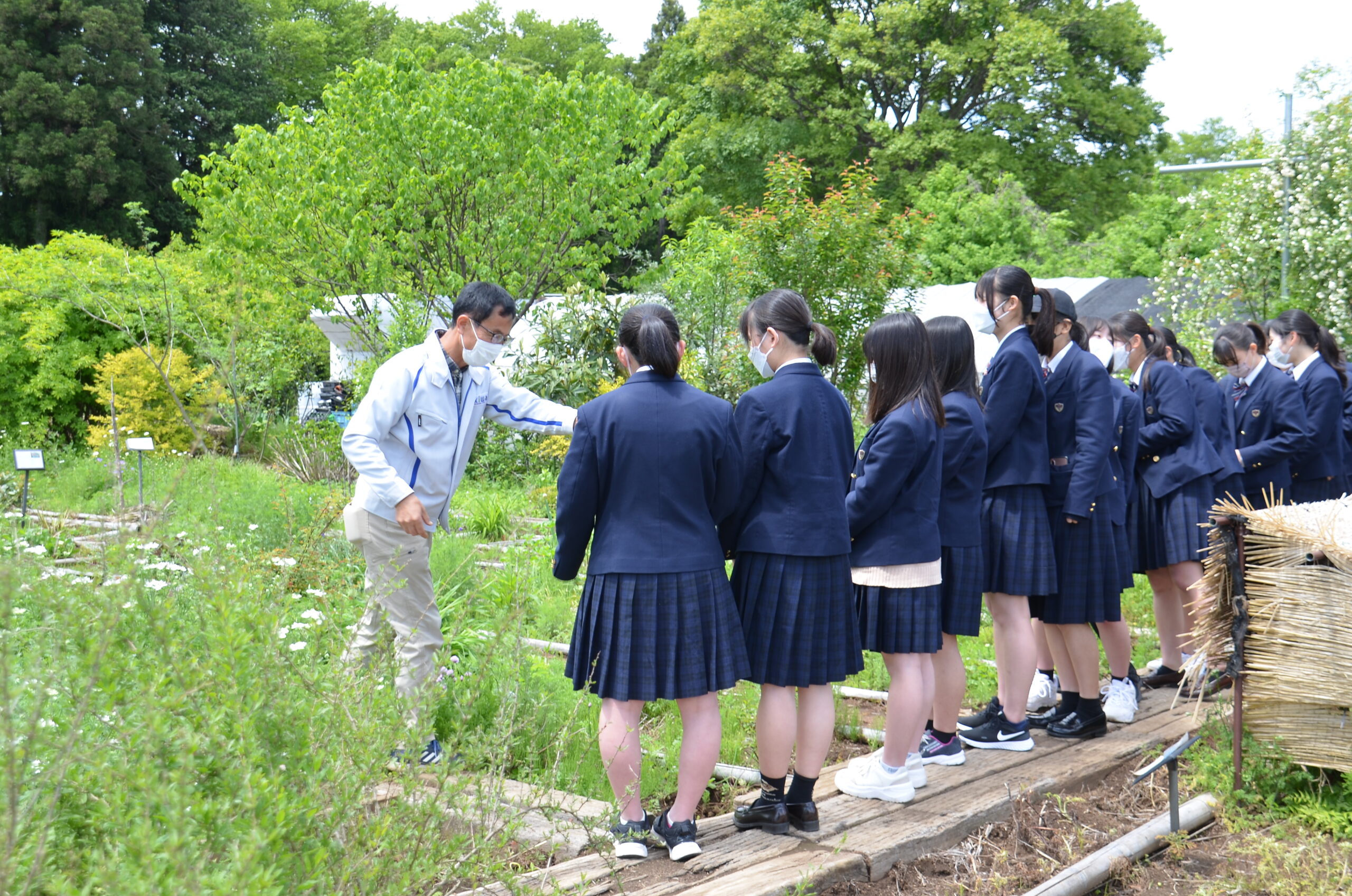 千葉県立幕張総合高校看護科 CSRの実施