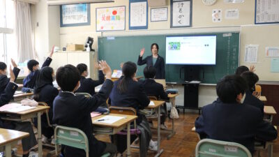 佐倉市立臼井南中学校　教育CSRの実施